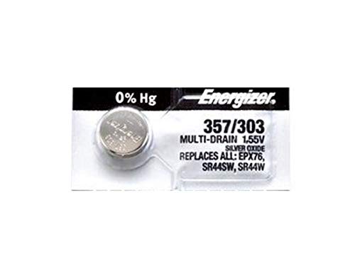 Energizer 357/303 AG13 Equivalent Silver Oxide Watch Battery