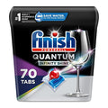 Finish Power Ball Quantum Infinity shine dishwasher detergent pods for sparkling clean first time, No pre rinse needed, 70 Tabs
