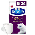 Royale Velour Toilet Paper, 8 Equals 24 Rolls, 213 Bath Tissues per roll