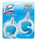 Lysol Automatic Toilet Bowl Cleaner, For Cleaning and Refreshing, Crystal Water & Essential Oils, 2 units