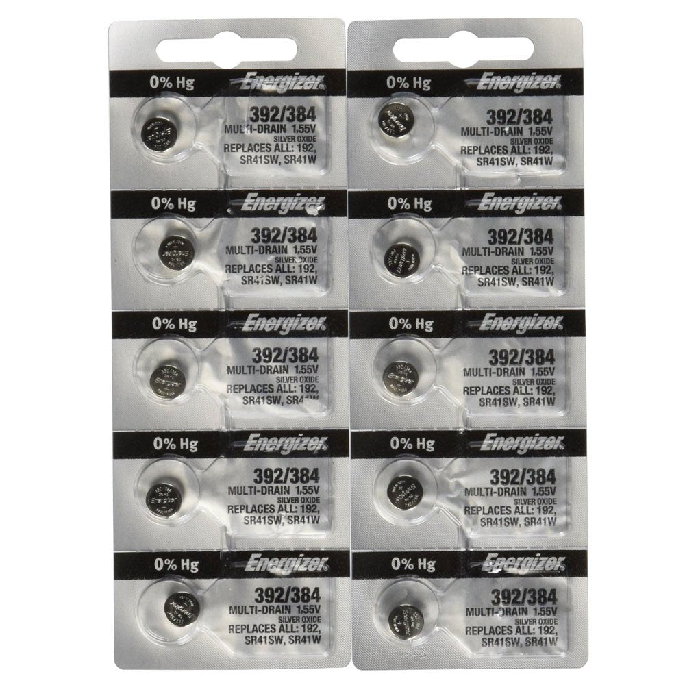 Energizer 392/384 Multi-Drain 1.55V Silver Oxide Watch Battery FAST USA SHIP